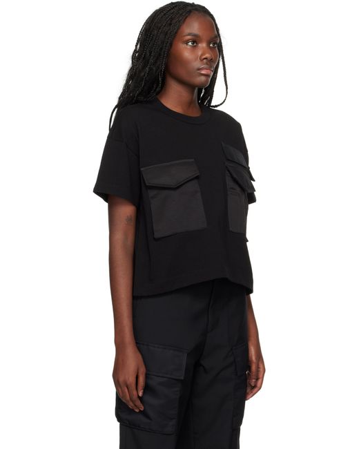 【sacai】sacai x SPIEWAK Cotton Jersey Tシャツ sacai Black SPIEWAK Edition Cotton Jersey T-shirt Sacai