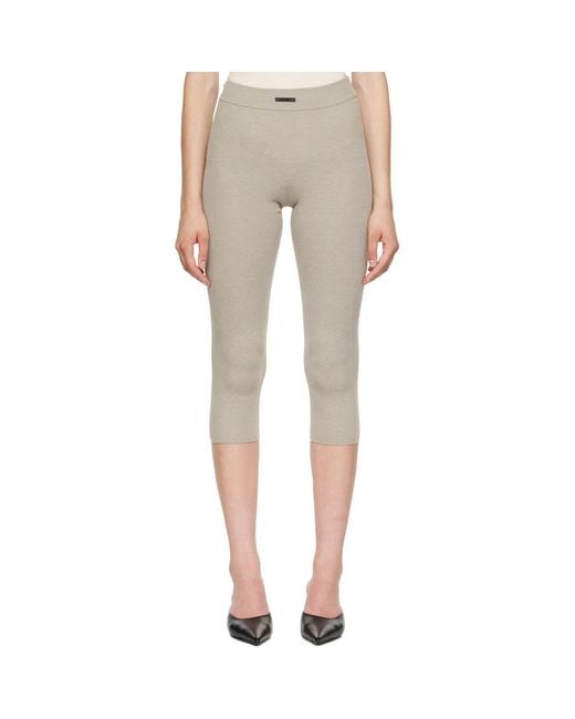 Fear Of God Natural Rib Knit Capri Leggings