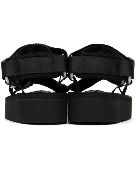 Palm Angels Black Suicoke Edition Depa Sandals for men