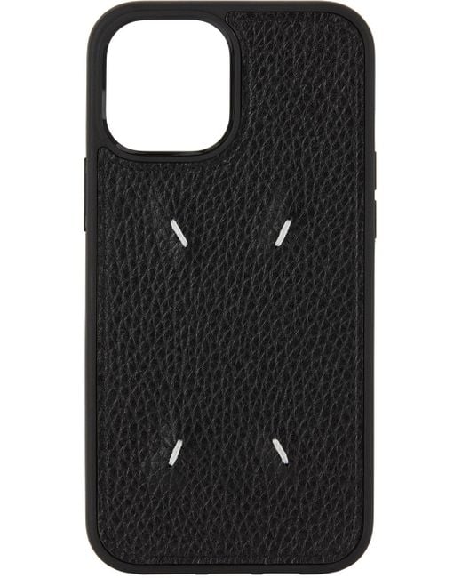 Maison Margiela Black Four Stitch Iphone 12 Pro Max Case