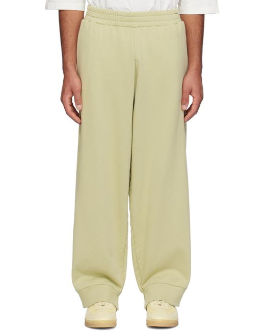 MM6 by Maison Martin Margiela Natural Green Vented Sweatpants for men