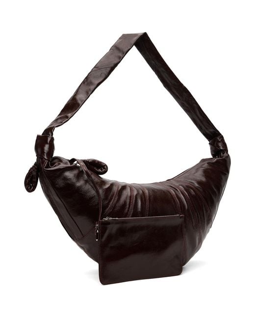 Lemaire Brown Large Croissant Bag