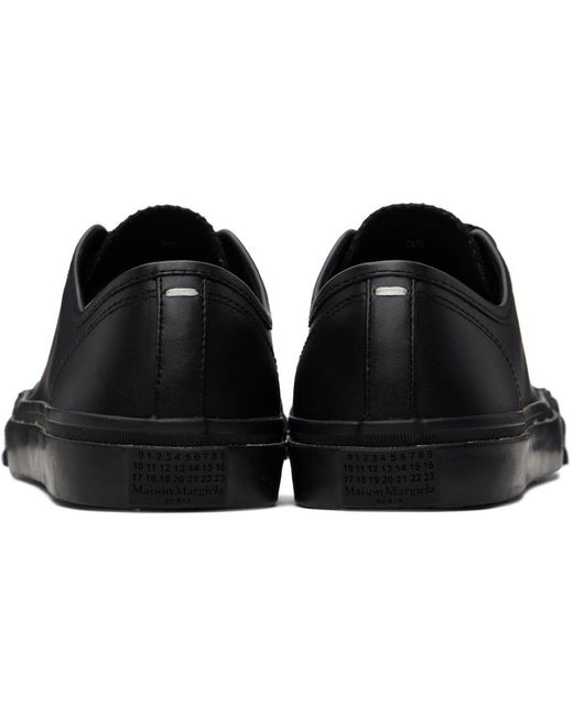 Maison Margiela Black Tabi Sneakers