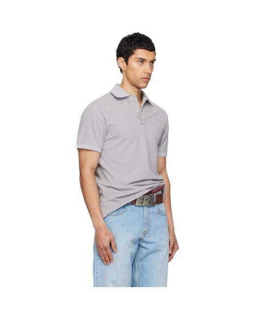 ERL Black Logo Patch Polo for men