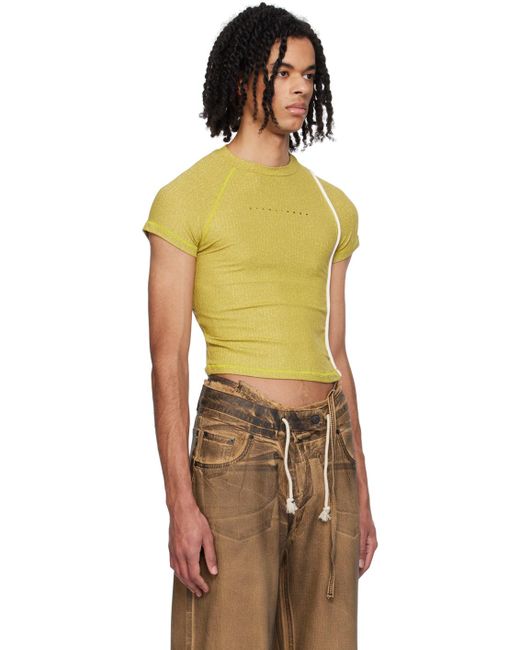 OTTOLINGER Orange Cropped T-Shirt for men