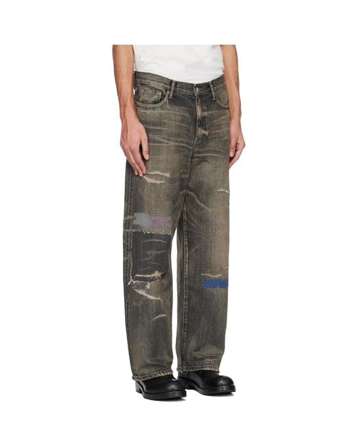 Neighborhood Black Dp Wide Jeans for men