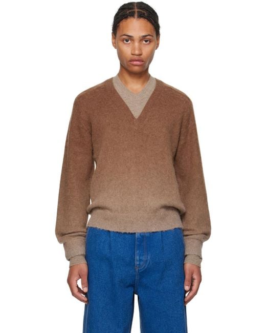 J.W. Anderson Blue Gradient Sweater for men