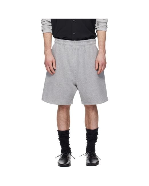 Entire studios Black Standard Sweat Shorts for men