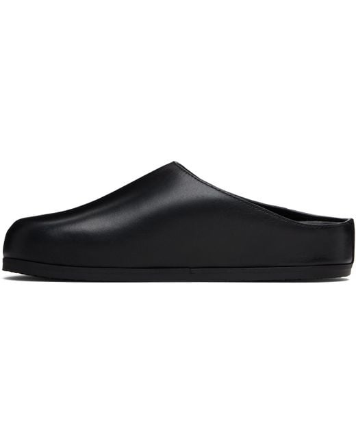 Studio Nicholson Black Wearing Clog Loafers