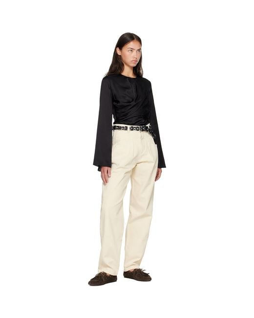 Isabel Marant Natural Lisha Jeans