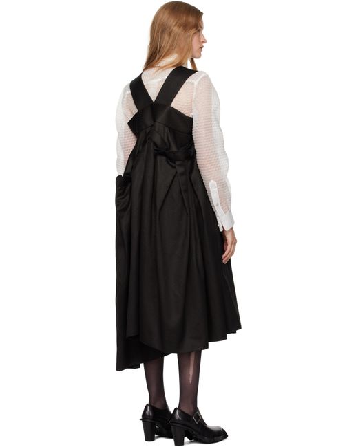 Comme des Garçons コットン レーヨン ドット ミディアムワンピース Black