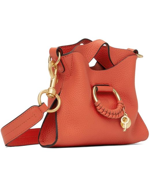 Mini sac à ornement joan See By Chloé en coloris Red