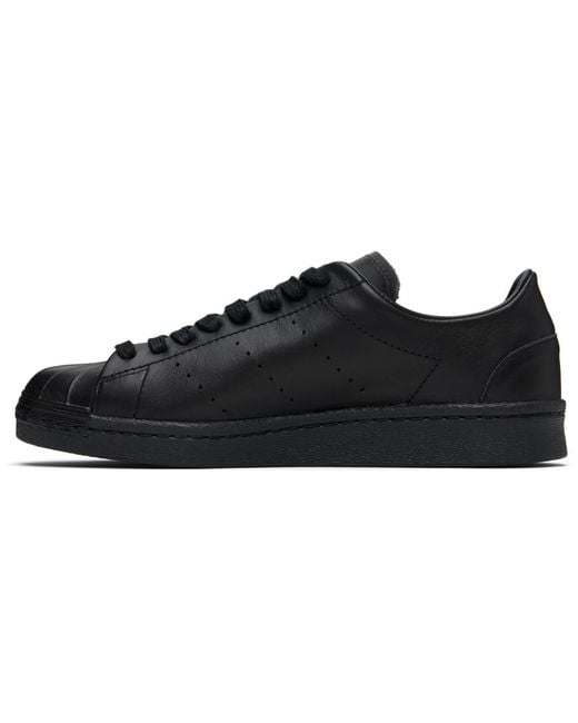 Y-3 Black Superstar Sneakers for men