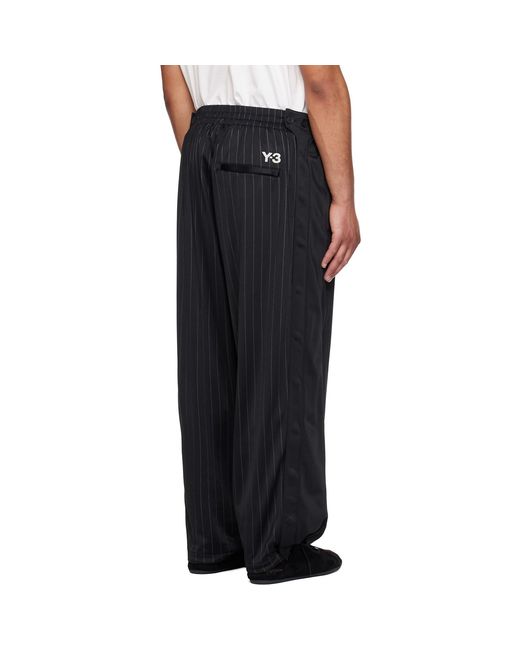 Y-3 Black Basketball Track Pants for men