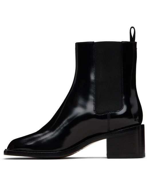 Maison Margiela Black Tabi City Chelsea Boots