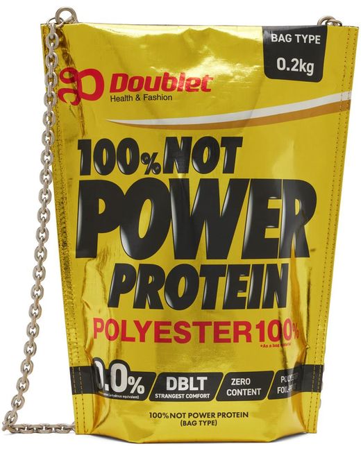 Doublet Yellow 'Not Protein' Bag