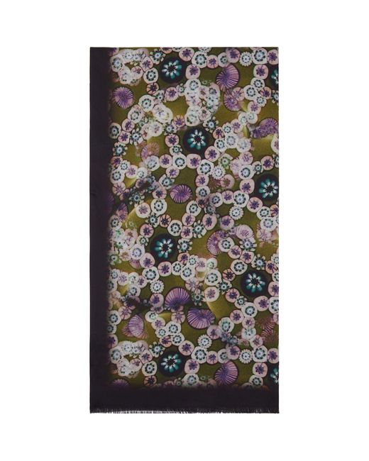 Dries Van Noten Multicolor Printed Satin Scarf for men