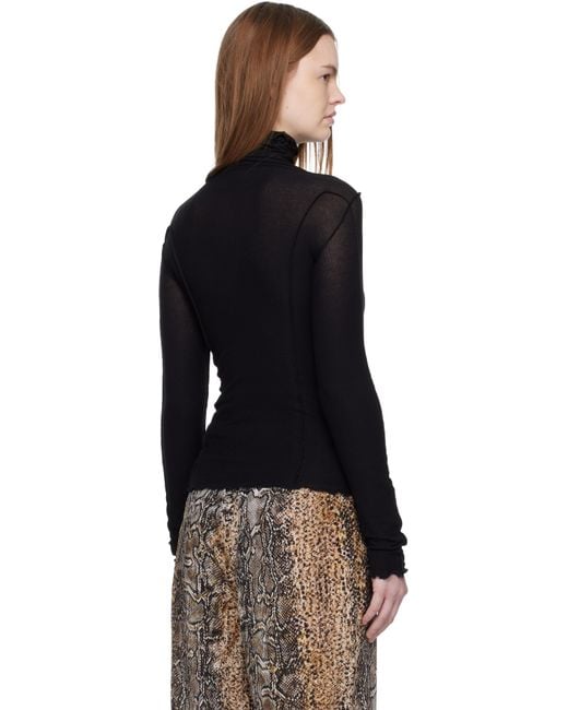 Baserange Black Omato Turtleneck