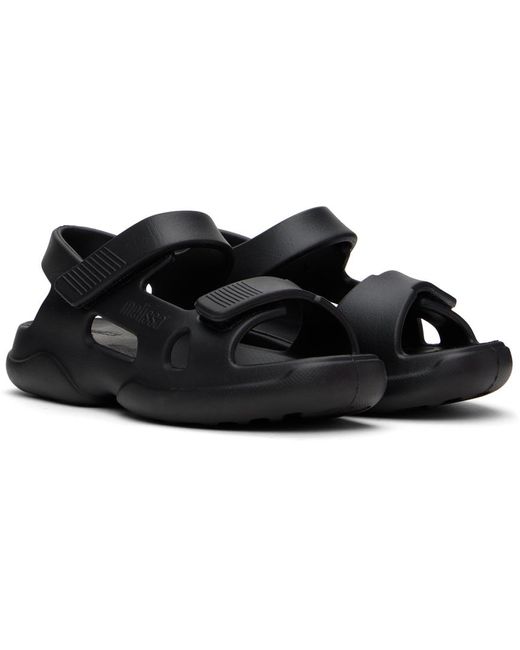 Melissa Black Free Papete Sandals