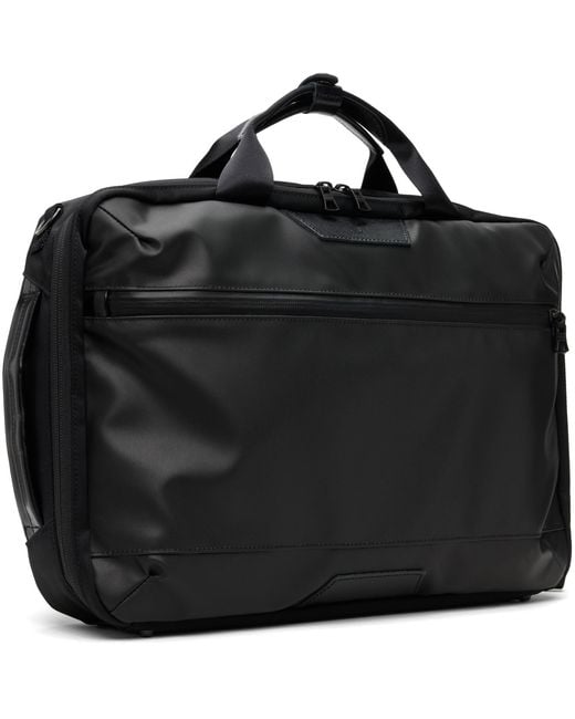 Master Piece Black Progress Coating 3Way Briefcase for men