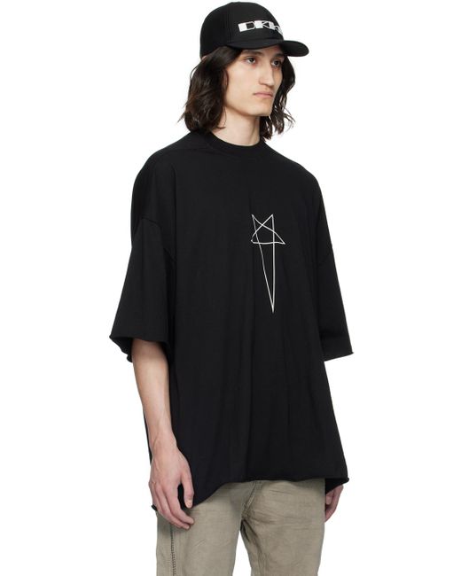 T-shirt tommy noir Rick Owens pour homme en coloris Black
