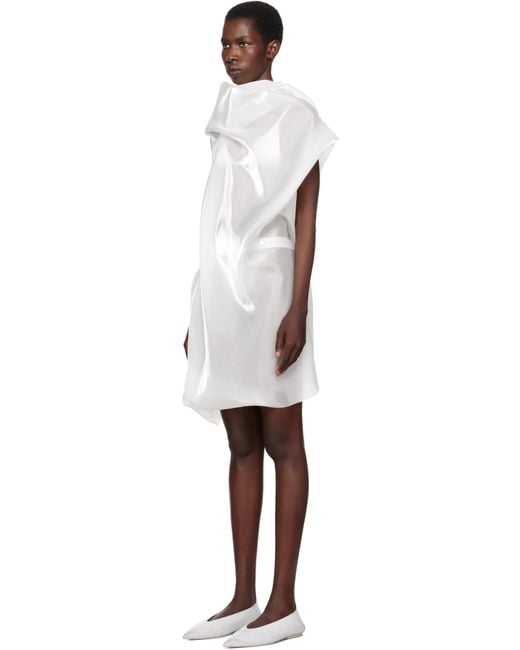Issey Miyake Black Ssense Exclusive Bridal Capsule Eau Minidress