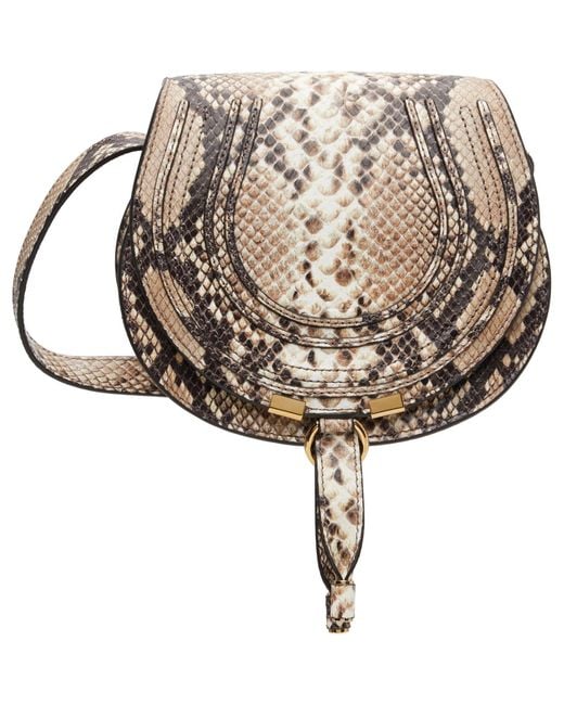Chloé Natural Small Marcie Saddle Bag