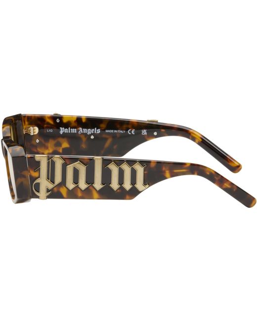 Palm Angels Brown Angel Sunglasses for men