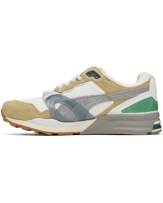Beige store puma sneakers
