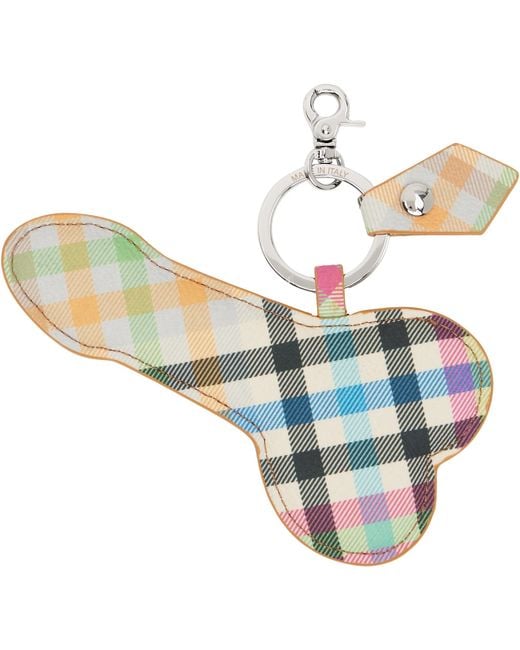 Vivienne Westwood Blue 'Penis' Keychain for men