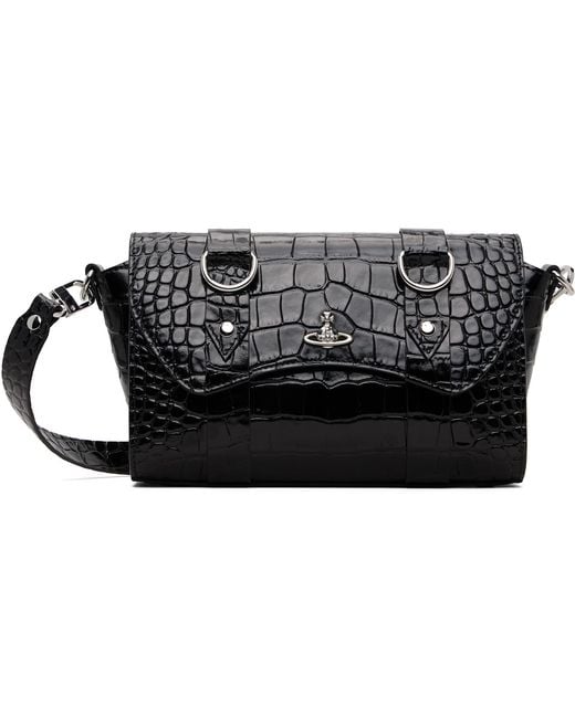 Vivienne Westwood Black Kimmy Crossbody Bag for men