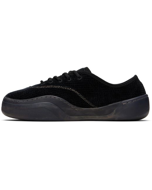 ERL Black Corduroy Coupe Sneakers for men