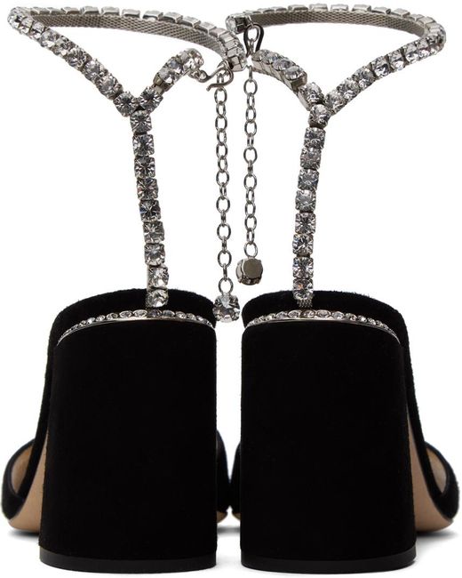 Sandales À Talon Bottier Saeda 85 Noires Jimmy Choo en coloris Black