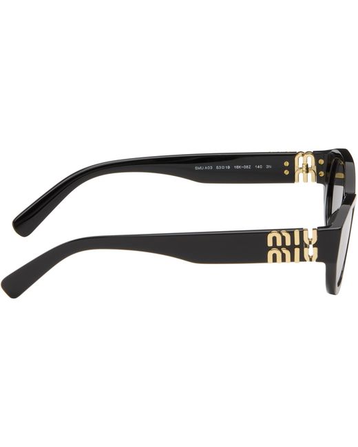 Miu Miu Gray Classic Subtle Cateye Sunglasses