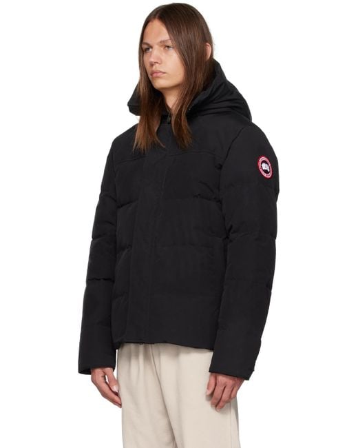 Canada Goose Black Macmillan Down Jacket for men