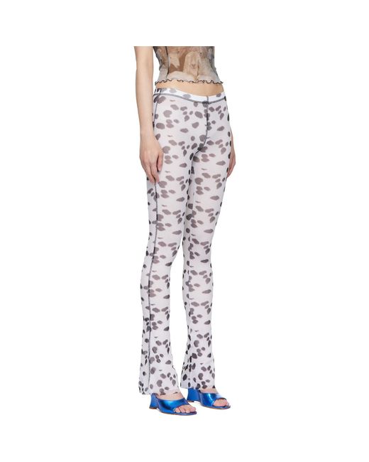 Priscavera Black Nylon Lounge Pants