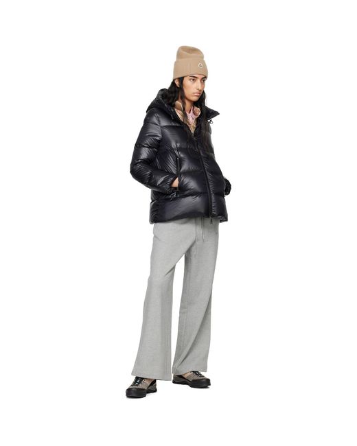 Moncler Black Seritte Short Down Jacket