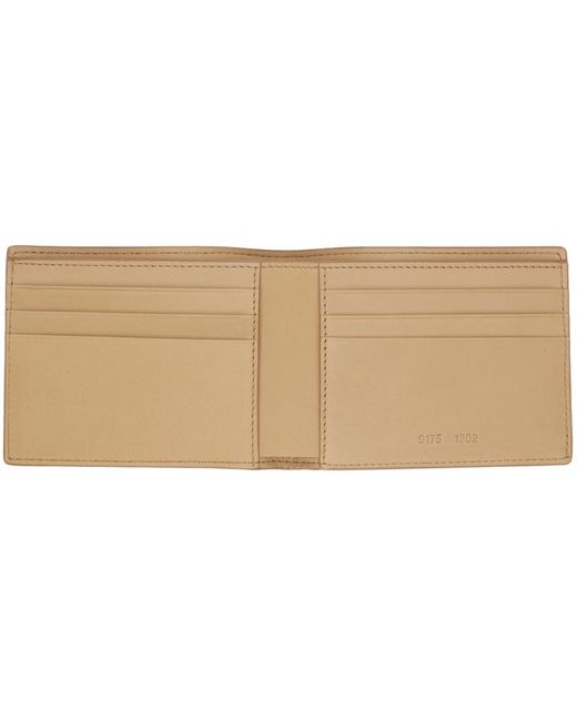 Common Projects Black Tan Leather Wallet for men