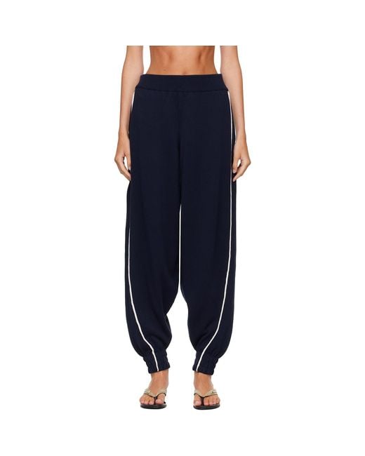 Cordera Blue Organic Cotton Sporty Lounge Pants