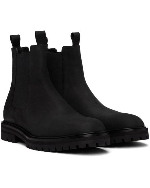 Officine Creative Black Joss 004 Boots for men
