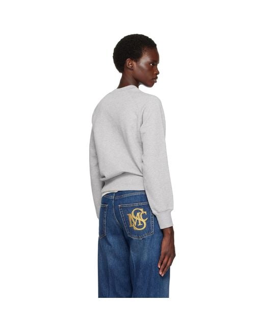 Stella McCartney Blue Watercolour Horse Sweatshirt