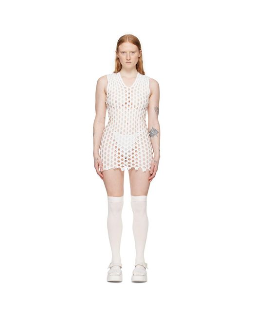 Sinéad O'Dwyer Black Squiggle Minidress