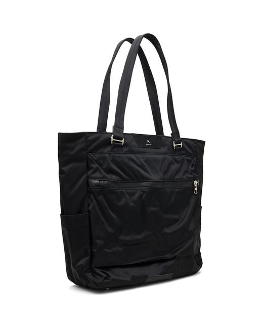 Master Piece Black Progress 2Way Tote for men
