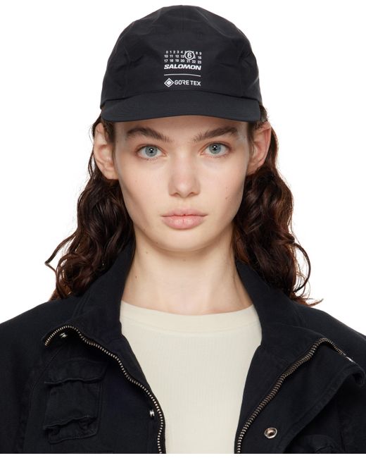 MM6 by Maison Martin Margiela Salomonエディション ブラック Gore-Tex キャップ Black