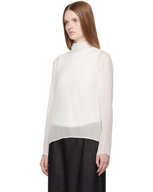 La Collection Off- Clarice Blouse in White | Lyst UK