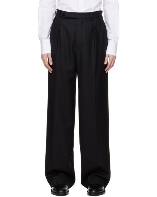 16Arlington Black Ssense Exclusive Felix Trousers for men