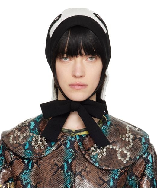 Chopova Lowena Kip Beanie in Black | Lyst