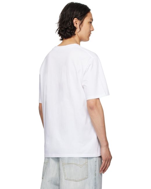 Balmain Blue Printed T-Shirt for men