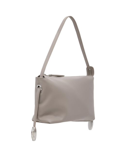 DIESEL Gray D-Rop Shoulder Bag