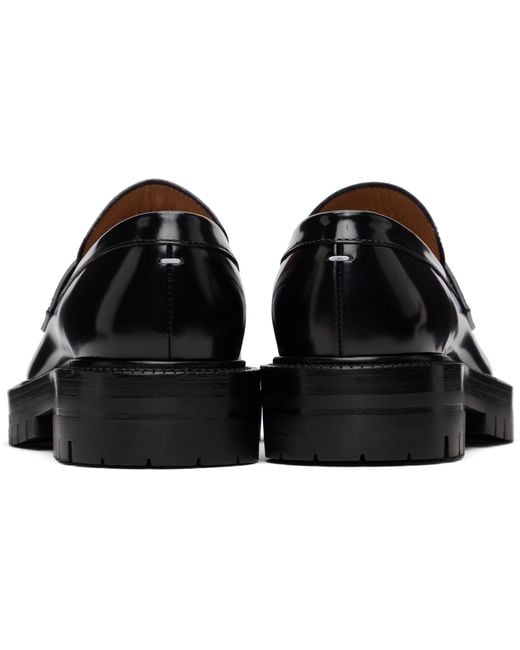 Maison Margiela Black Tabi Loafers